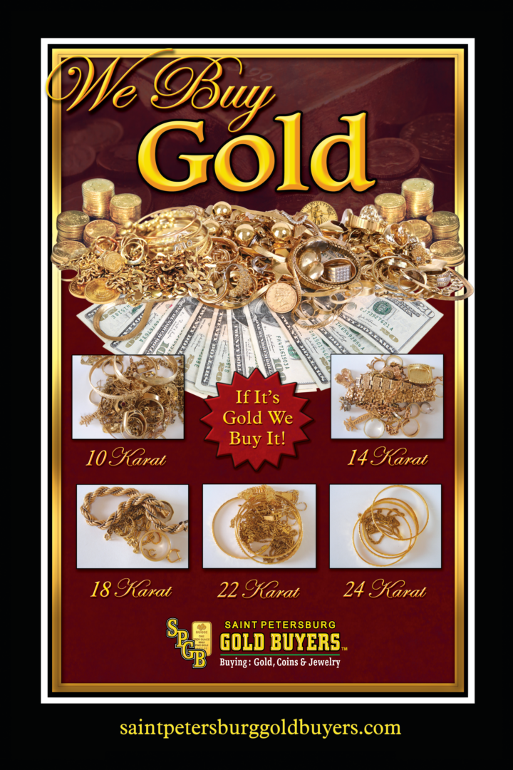 GOLD POSTER BURGANDY QTY 3